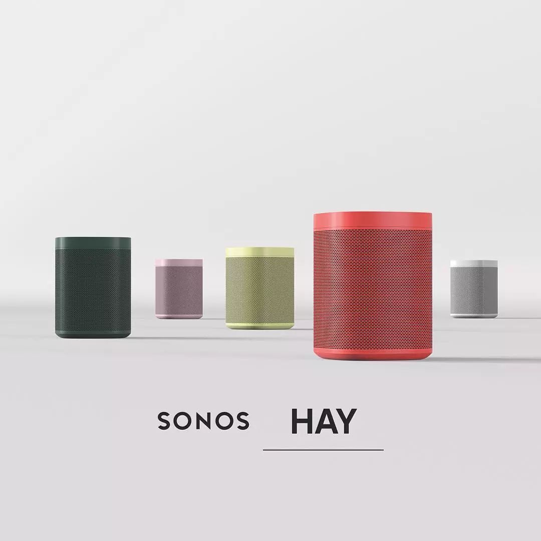 Sonos x HAY 限量产品